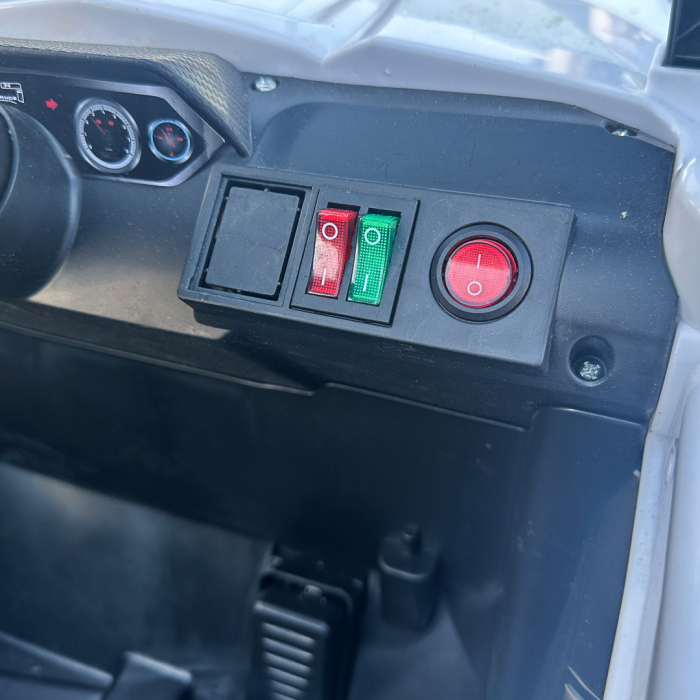 Masinuta electrica Kinderauto BJF119B 60W 12V Standard, culoare Alba [15]