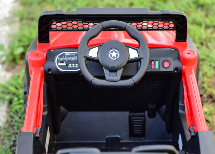 Masinuta electrica Kinderauto BJF119B 60W 12V standard, culoare Rosie [12]