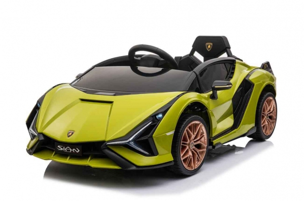 Masinuta electrica pentru copii Lamborghini Sian 70W 12V PREMIUM #Verde [1]