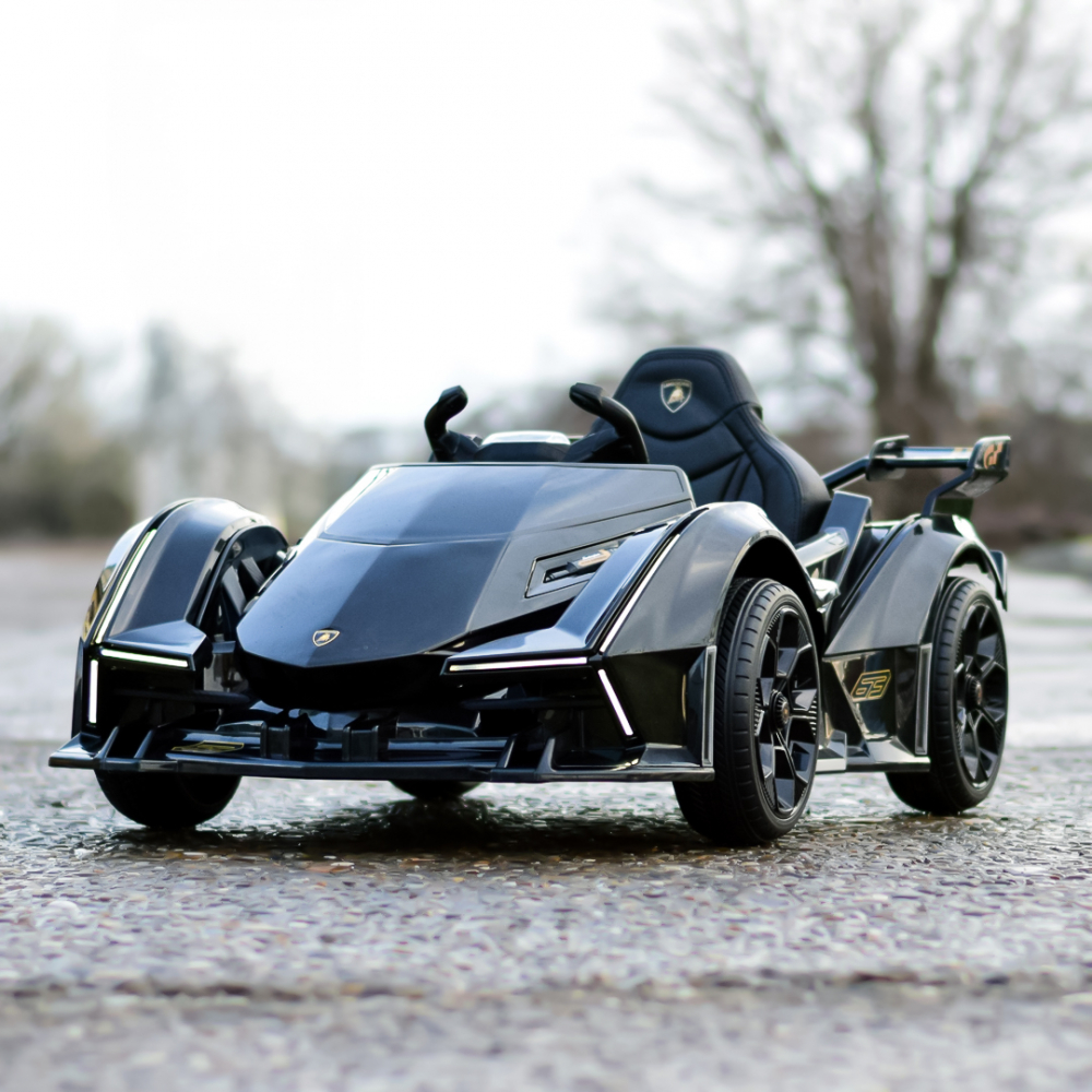 Masinuta electrica Lamborghini Lambo12 Vision 4x4 140W 12V 14Ah Premium, culoare Negru [2]