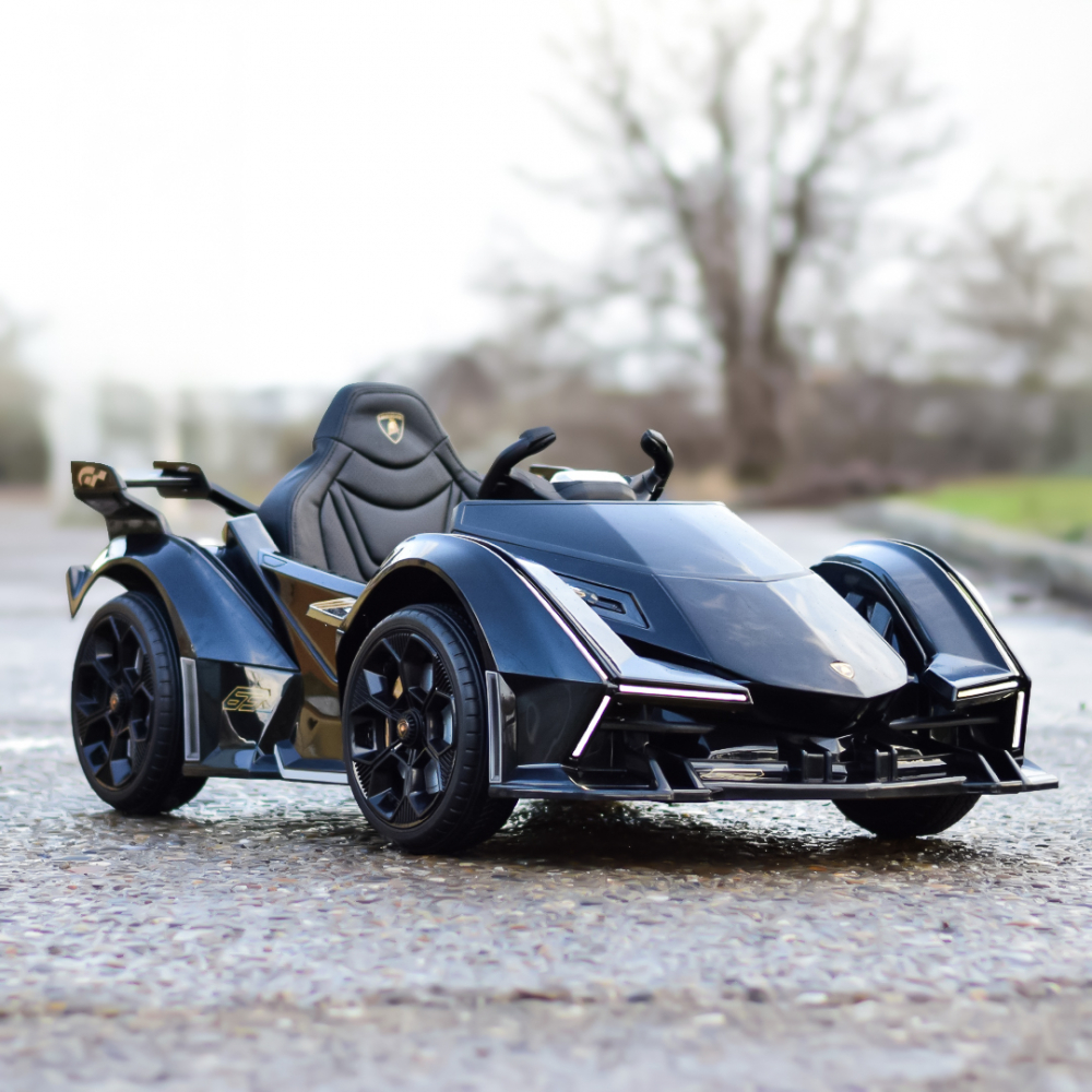 Masinuta electrica Lamborghini Lambo12 Vision 4x4 140W 12V 14Ah Premium, culoare Negru [4]