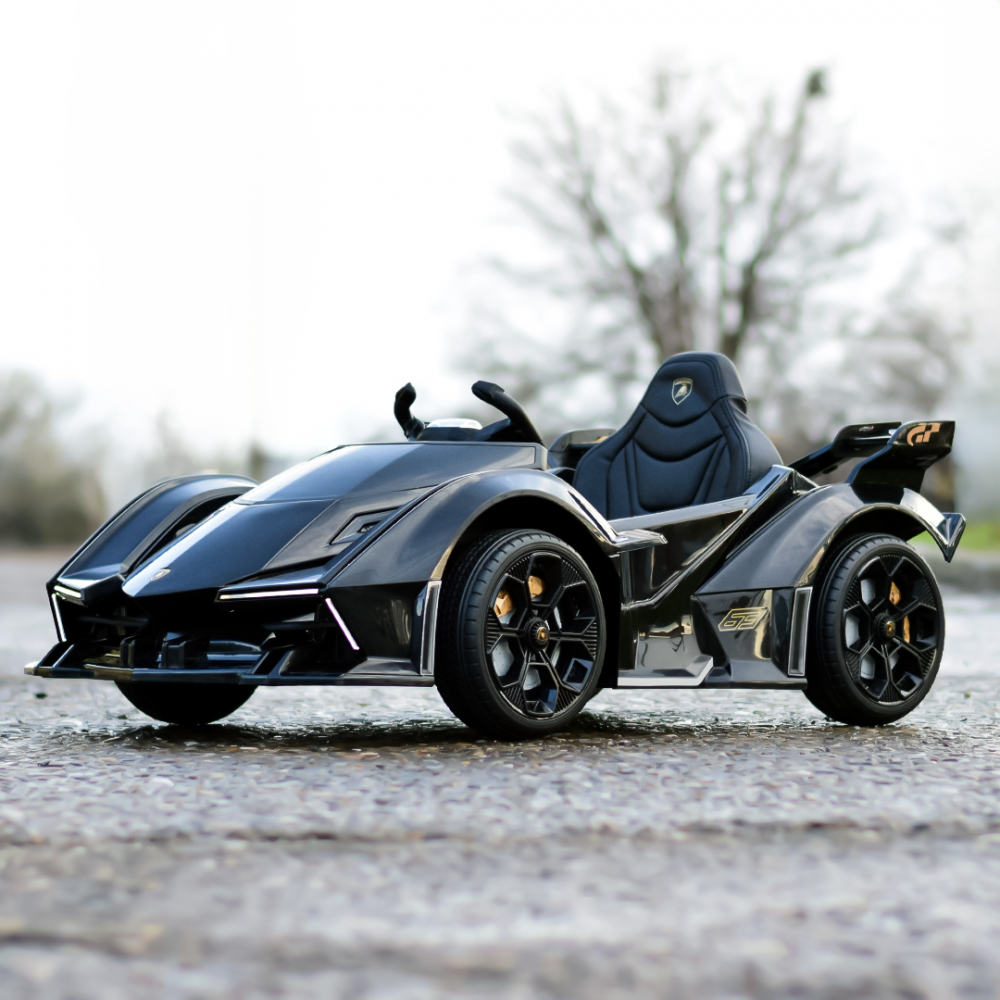Masinuta electrica Lamborghini Lambo12 Vision 4x4 140W 12V 14Ah Premium, culoare Negru [5]
