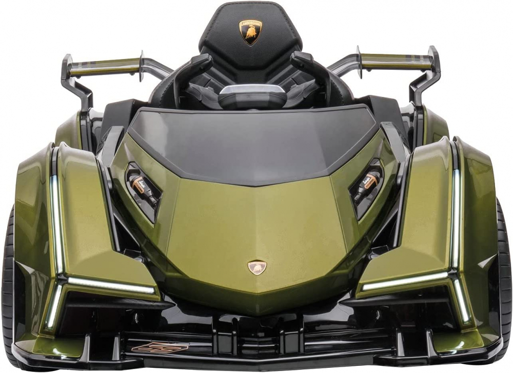 Masinuta electrica pentru copii, Lamborghini Lambo12 Vision, 4x4, 140W, 12V 14Ah, Premium, Army-Green [11]