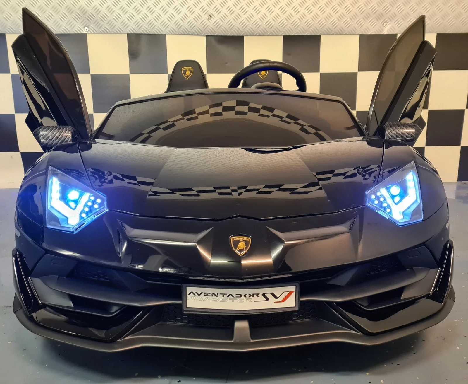 Masinuta electrica Lamborghini SVJ premium cu 2 locuri si functie de drift [17]