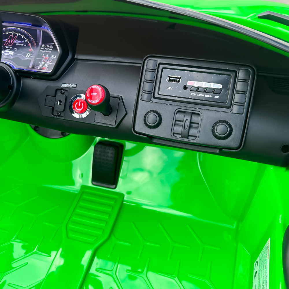 Masinuta electrica Lamborghini SVJ premium cu 2 locuri si functie de drift [16]