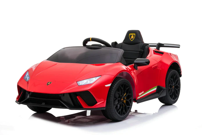 Masinuta electrica pentru copii, Lamborghini Huracan, 4×4, 120W 12V, culoare rosie