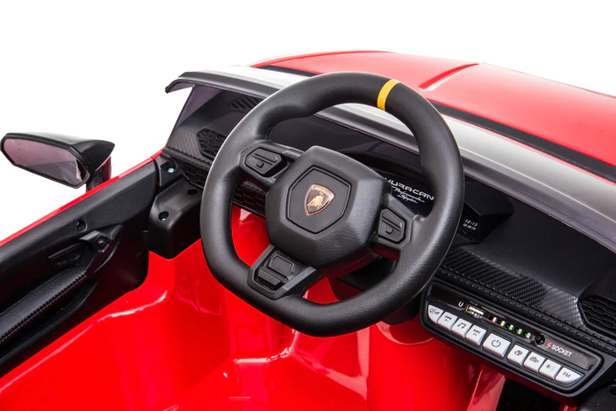 Masinuta electrica copii Lamborghini Huracan, rosu [15]