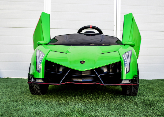 Masinuta electrica Lamborghini Veneno 180W 12V PREMIUM #Verde [5]