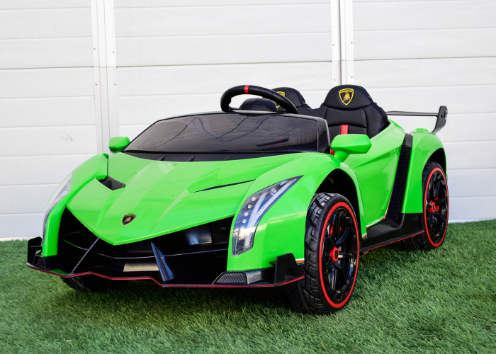 Masinuta electrica Lamborghini Veneno 180W 12V PREMIUM #Verde [4]