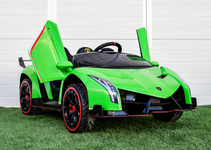 Masinuta electrica Lamborghini Veneno 180W 12V PREMIUM #Verde [2]