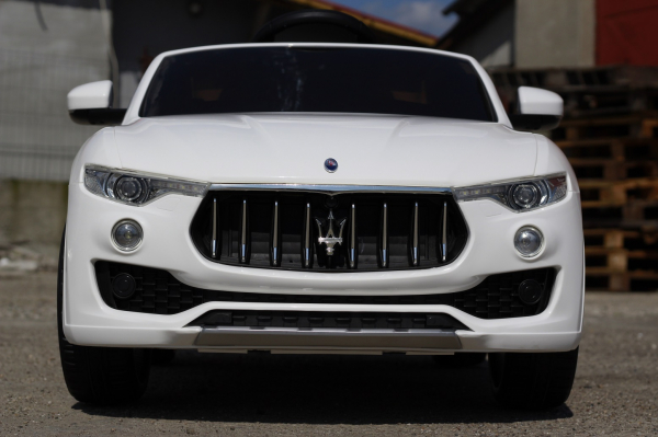 Masinuta electrica Maserati Levante 2x35W PREMIUM #Alb [2]
