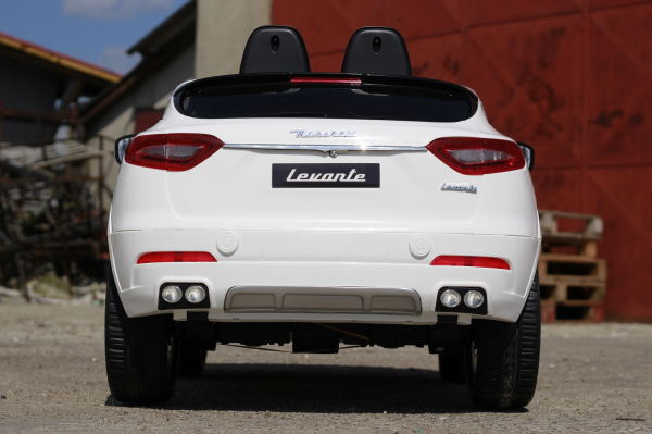 Masinuta electrica Maserati Levante 2x35W PREMIUM #Alb [7]