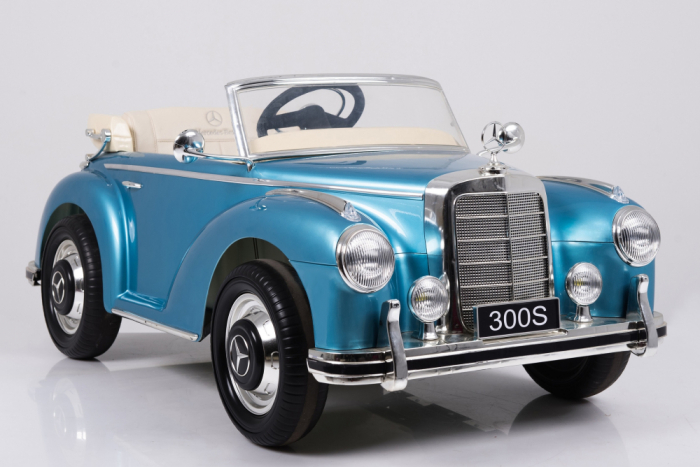 Masinuta electrica albastra pentru copii Mercedes 300S [8]