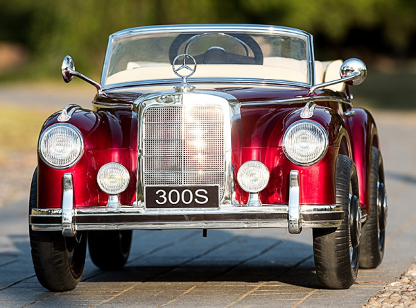Masinuta electrica Mercedes 300S 70W 12V PREMIUM #Rosu [4]