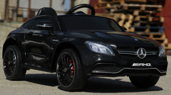 Masinuta electrica Mercedes C63 12V PREMIUM #Negru [2]