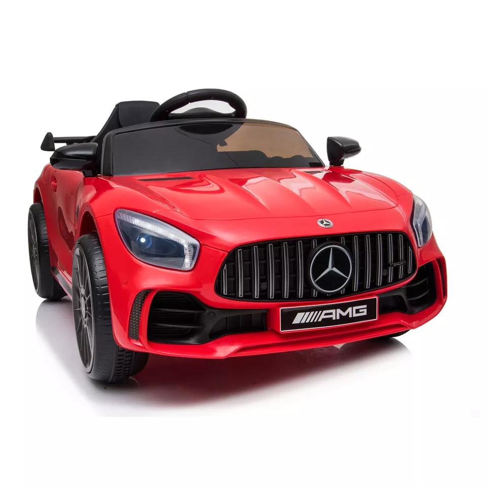 Masinuta electrica pentru copii Mercedes-Benz AMG GT-R 50W 12V culoare Rosie 12V imagine 2022 protejamcopilaria.ro