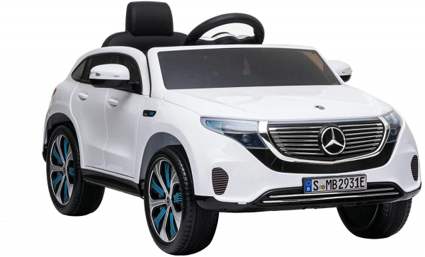 Masinuta electrica Mercedes EQC400 70W 12V STANDARD #Alb [4]