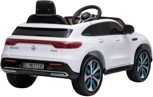 Masinuta electrica Mercedes EQC400 70W 12V STANDARD #Alb [3]