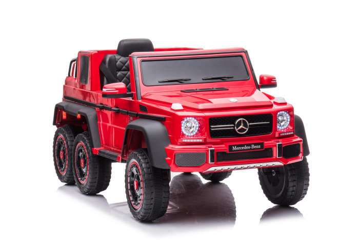 Mercedes G63 6x6 400W 12V echipare premium rosie [24]