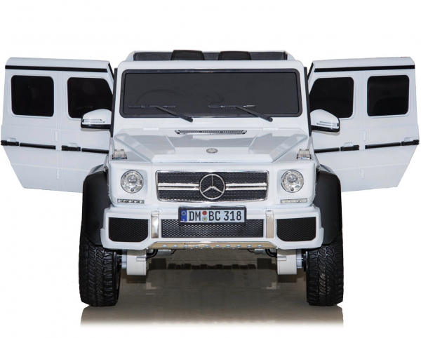 Masinuta electrica Mercedes G63 6x6 Premium cu 4 motoare #ALB [9]