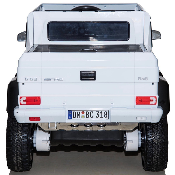 Masinuta electrica Mercedes G63 6x6 Premium cu 4 motoare #ALB [7]