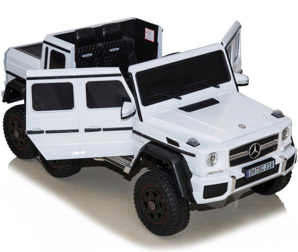 Masinuta electrica Mercedes G63 6x6 Premium cu 4 motoare #ALB [11]