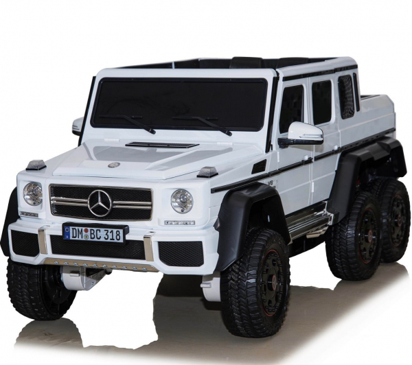 Masinuta electrica Mercedes G63 6x6 Premium cu 4 motoare #ALB [3]