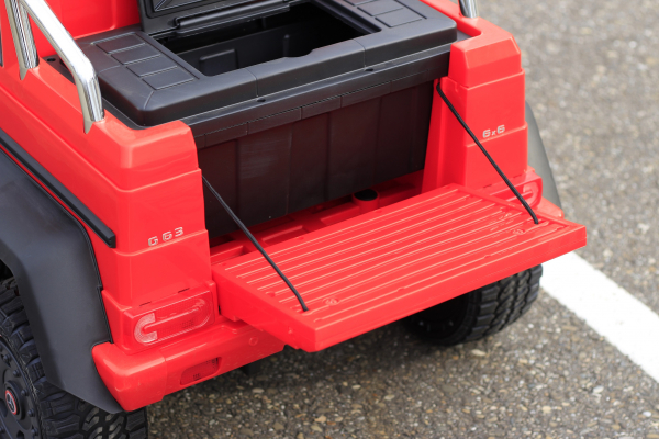 Mercedes G63, premium, rosu, 6x6, pentru copii [11]