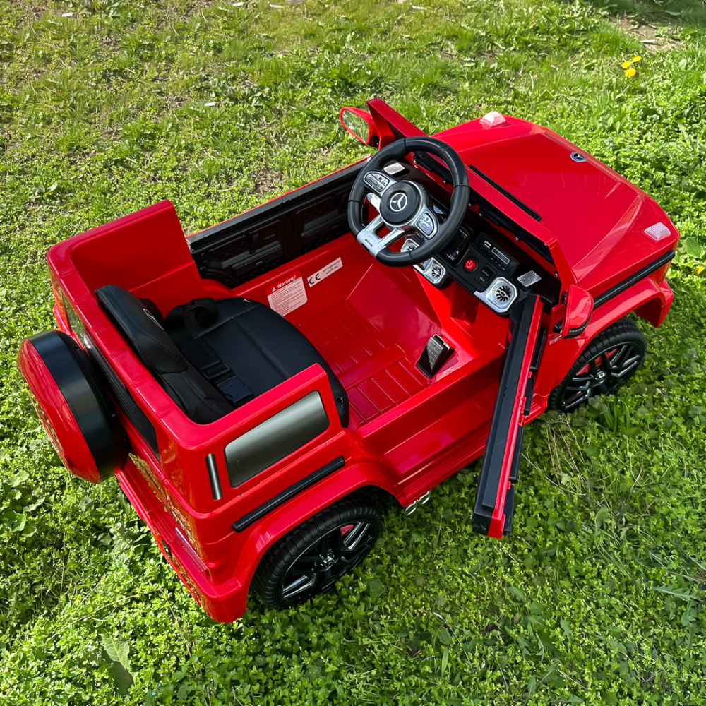 Masinuta electrica Mercedes G63 AMG 70W, rosie [13]