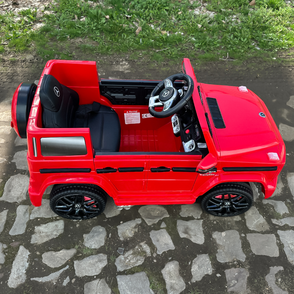 Masinuta electrica Mercedes G63 AMG 70W, rosie [11]