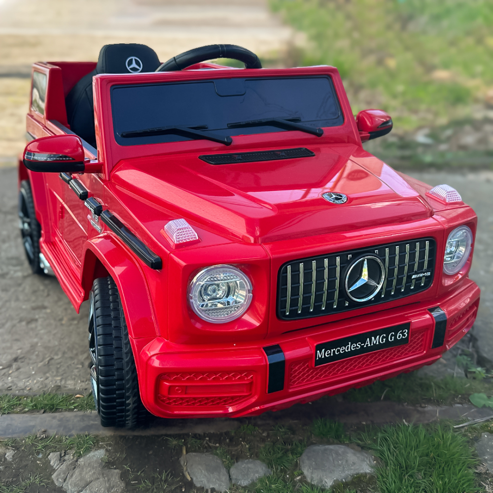 Masinuta electrica Mercedes G63 AMG 70W, rosie [12]