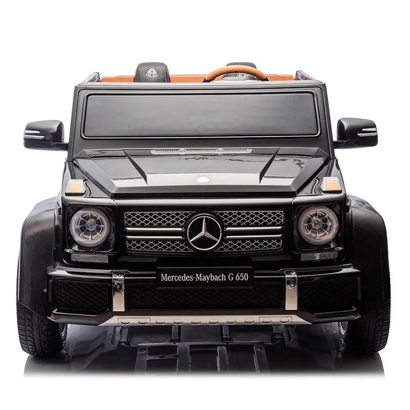 Masinuta electrica pentru 2 copii Mercedes G650 Maybach XXL 24V 14Ah si Mp4 culoare Neagra [8]
