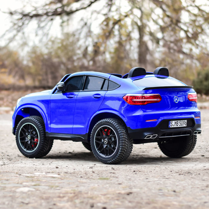 Masinuta electrica Mercedes GLC63s AMG 4x4 180W 12V 14Ah PREMIUM, culoare Albastra [15]