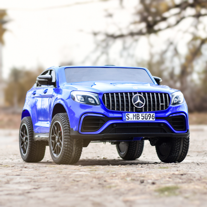 Masinuta electrica Mercedes GLC63s AMG 4x4 180W 12V 14Ah PREMIUM, culoare Albastra [2]