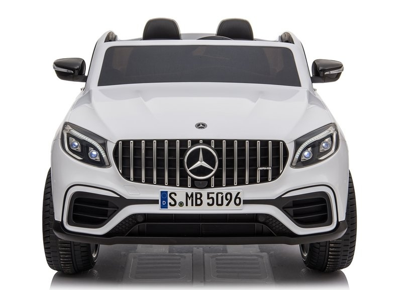 Masinuta electrica copii Mercedes GLC63s AMG, tractiune 4x4, 180W, 12V 14Ah, echipare premium, alba [2]