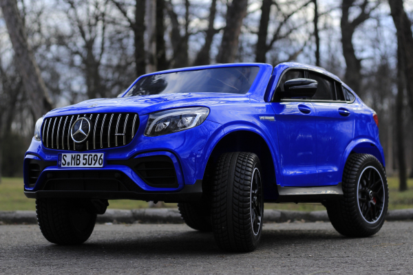 Masinuta electrica Mercedes GLC63s AMG 4x4 180W PREMIUM #Albastru [3]