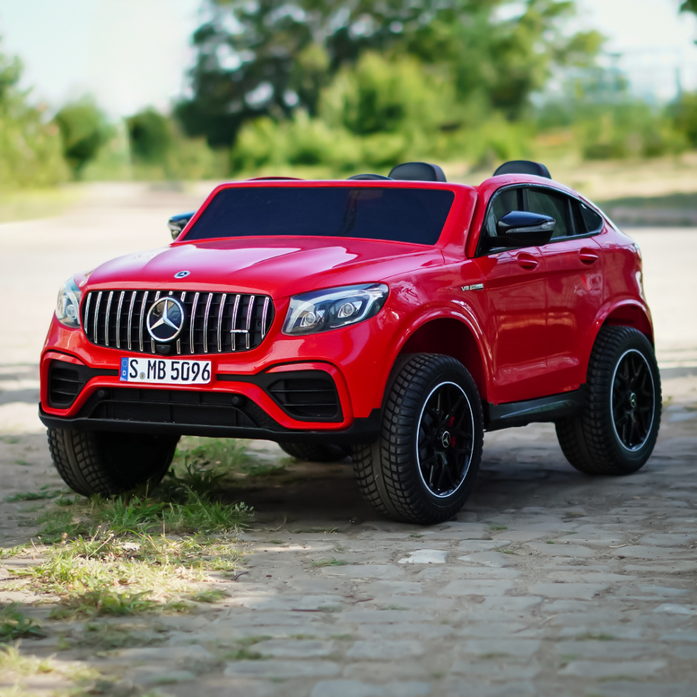 Masinuta electrica Mercedes GLC63s AMG 4x4 180W 12V 14Ah XXL PREMIUM, culoare Rosu [2]