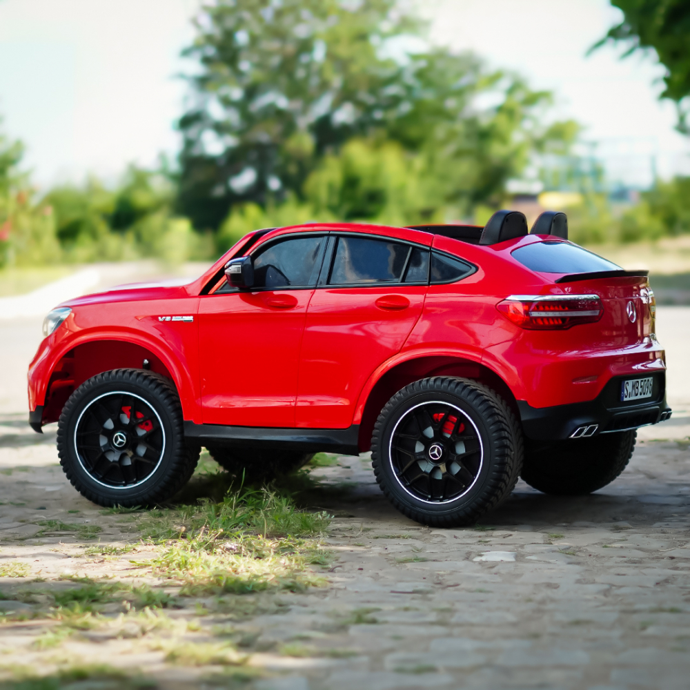 Masinuta electrica Mercedes GLC63s AMG 4x4 180W 12V 14Ah XXL PREMIUM, culoare Rosu [7]