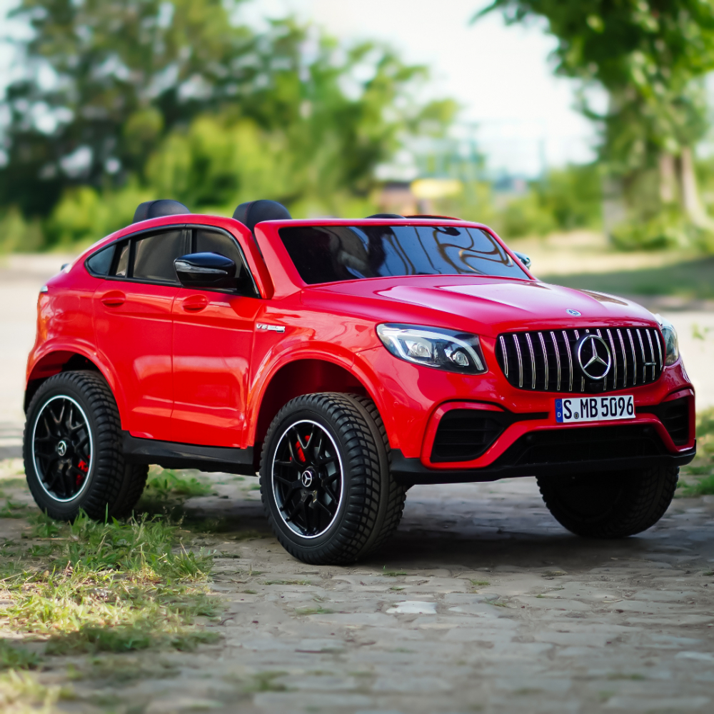 Masinuta electrica Mercedes GLC63s AMG 4x4 180W 12V 14Ah XXL PREMIUM, culoare Rosu [4]