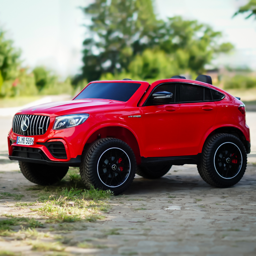 Masinuta electrica Mercedes GLC63s AMG 4x4 180W 12V 14Ah XXL PREMIUM, culoare Rosu [5]