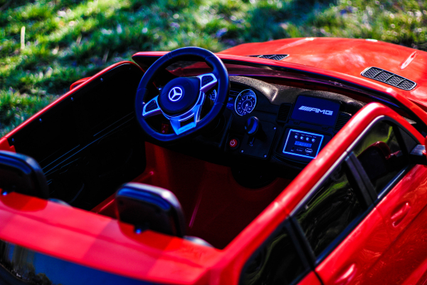 Masinuta electrica Mercedes GLS63 AMG 4x4 24V STANDARD #Rosu [6]