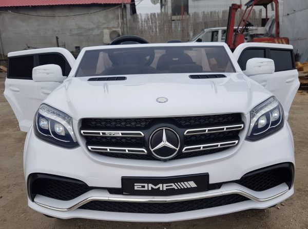 Masinuta electrica Mercedes GLS63 AMG 4x4 12V 180W STANDARD #Alb [10]