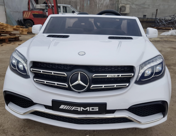 Masinuta electrica Mercedes GLS63 AMG 4x4 12V 180W STANDARD #Alb [9]