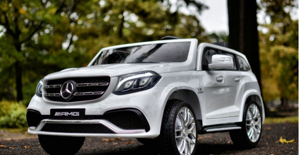 Masinuta electrica Mercedes GLS63 AMG 4x4 PREMIUM 24V #Alb [4]