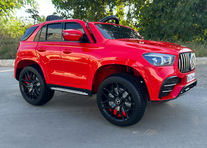 Masinuta electrica Mercedes M-class 4x4 140W 12V 10Ah premium, culoare Rosie [6]