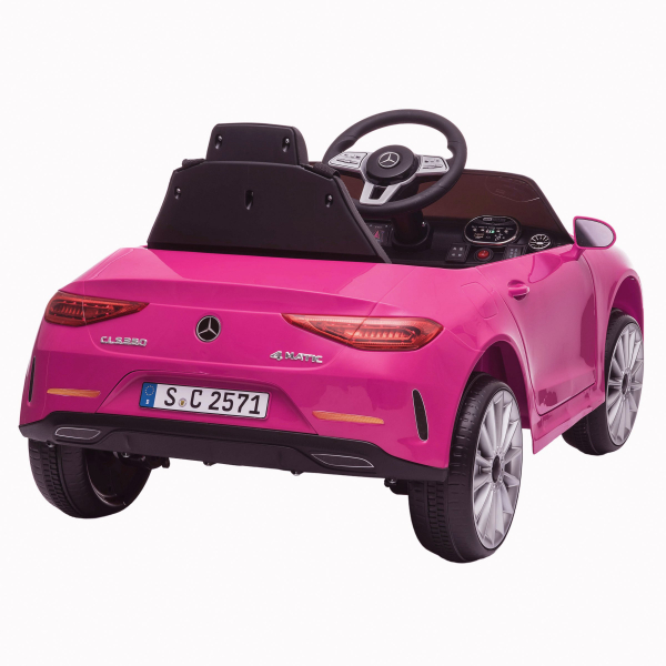 Masinuta electrica pentru fetite 2-5 ani Mercedes CLS350 50W 12V PREMIUM #Roz [14]