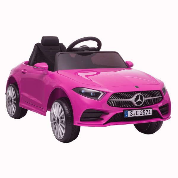 Masinuta electrica pentru fetite 2-5 ani Mercedes CLS350 50W 12V PREMIUM #Roz [17]
