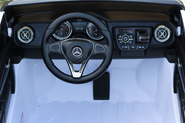 Masinuta electrica Mercedes POLICE X-Class 4x4 STANDARD #Alb [11]