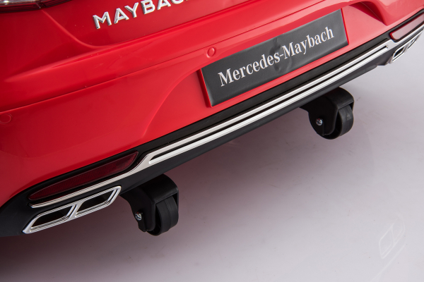 Masinuta electrica pentru copii, Mercedes S650 MAYBACH, putere 90W, baterie 12V, echipare Premium, rosie [21]