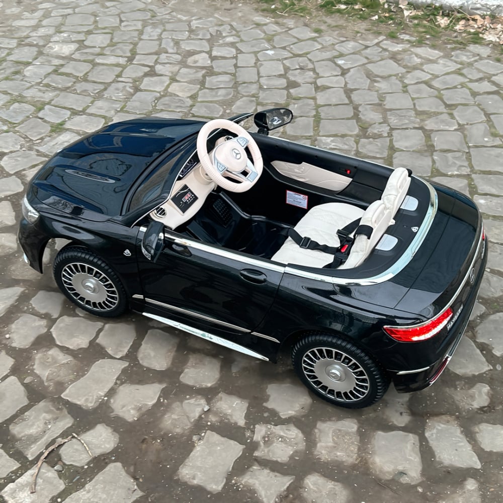 Masinuta electrica Mercedes S650 MAYBACH, 90W, 12V, PREMIUM #Negru [16]